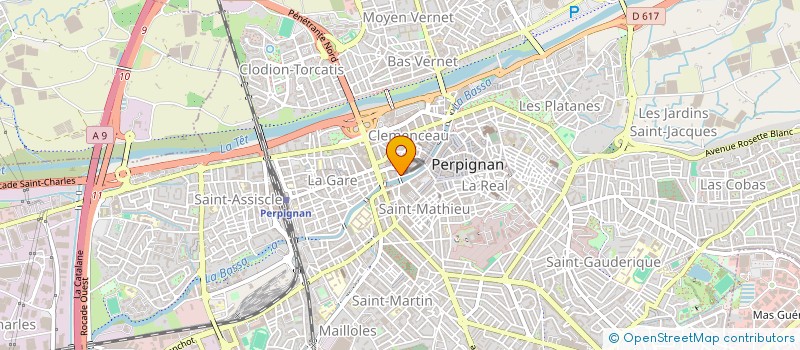 localisation de l'entreprise ACTANE  PERPIGNAN