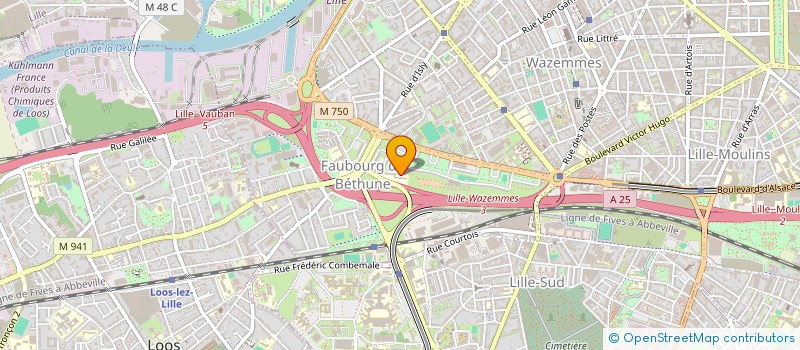 localisation de l'entreprise ACTAREM à LILLE