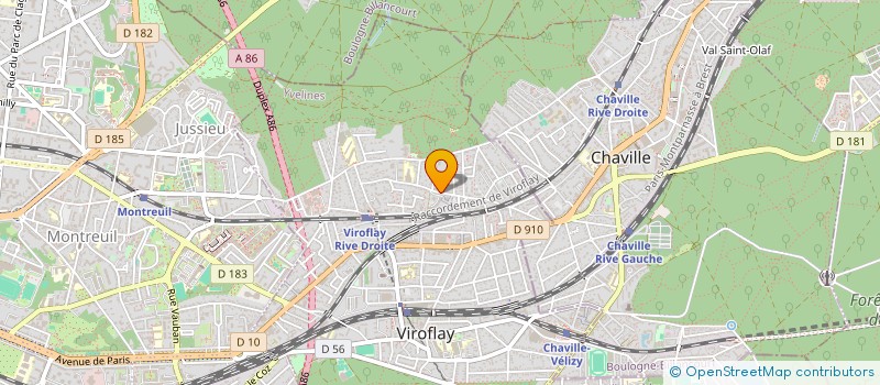 localisation de l'entreprise ACTARUS à VIROFLAY