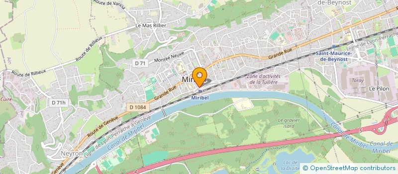 localisation de l'entreprise ACTARUS à MIRIBEL