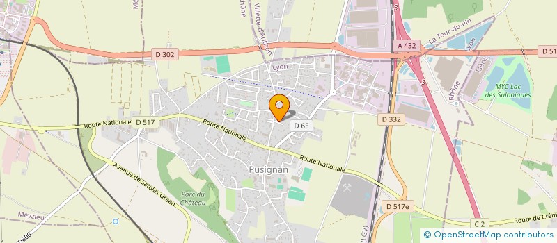 localisation de l'entreprise ACTARUS  PUSIGNAN