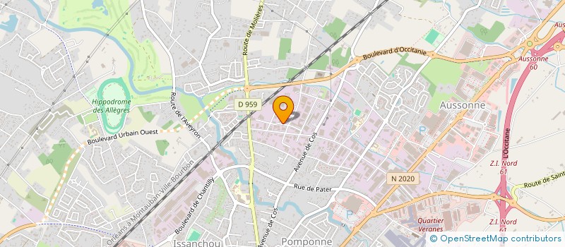 localisation de l'entreprise ACTARUS  MONTAUBAN