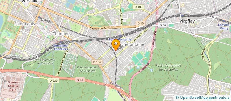 localisation de l'entreprise ACTARUS INVEST à VERSAILLES