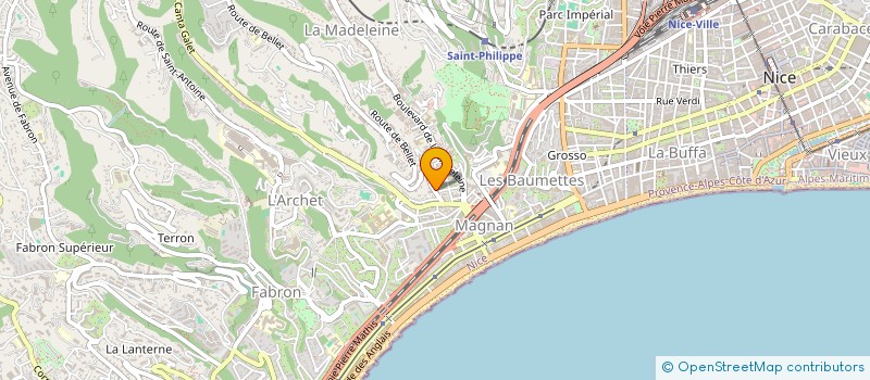 localisation de l'entreprise ACTB à NICE