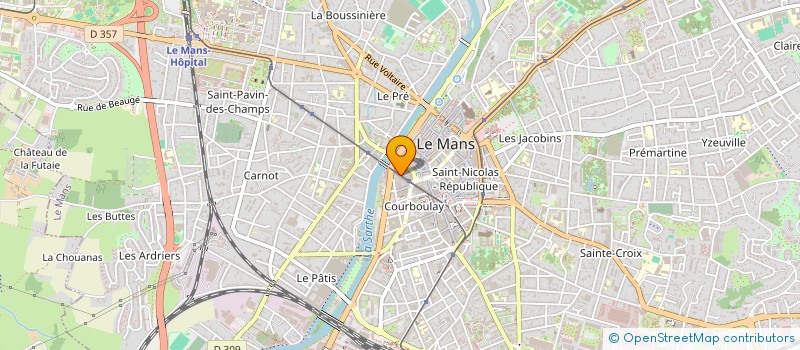 localisation de l'entreprise ACTB  LE MANS