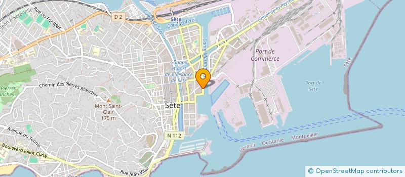 localisation de l'entreprise ACTB  SETE