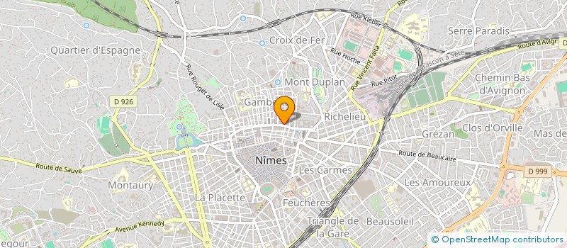 localisation de l'entreprise ACTC à NIMES