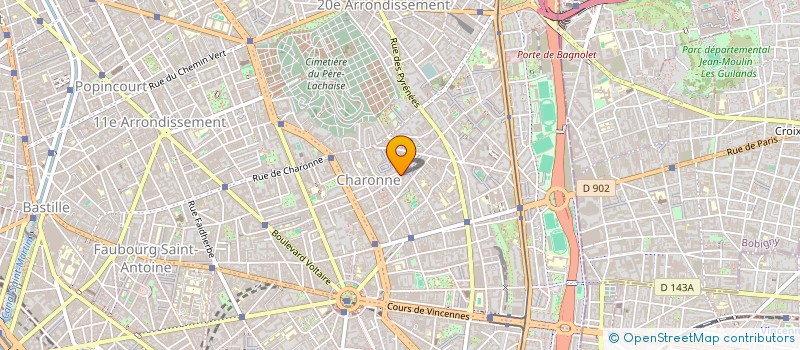 localisation de l'entreprise ACTDEV (ACTIONS POUR LE DEVELOPPEMENT)  PARIS