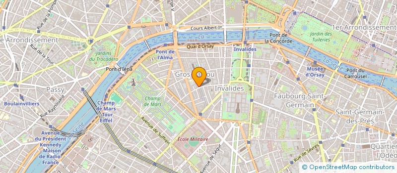 localisation de l'entreprise ACTE 1  PARIS