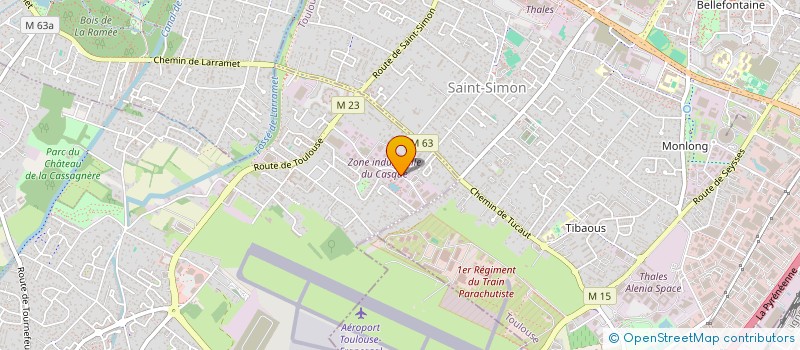 localisation de l'entreprise ACTE 1  CUGNAUX