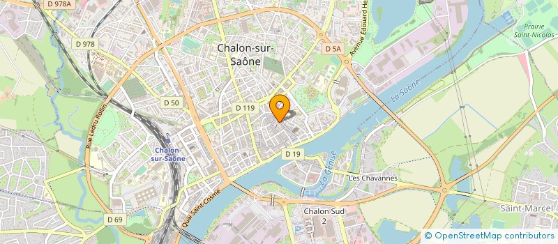 localisation de l'entreprise ACTE 2 à CHALON-SUR-SAONE