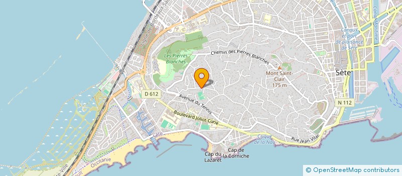 localisation de l'entreprise ACTE 2 à SETE