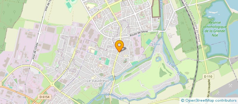 localisation de l'entreprise ACTE 2  LE VAUDREUIL