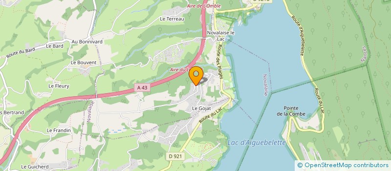 localisation de l'entreprise ACTE 2 SV  NOVALAISE