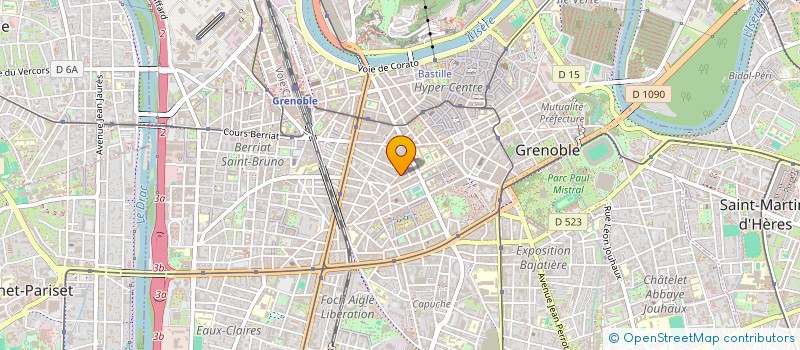 localisation de l'entreprise ACTE 21  GRENOBLE