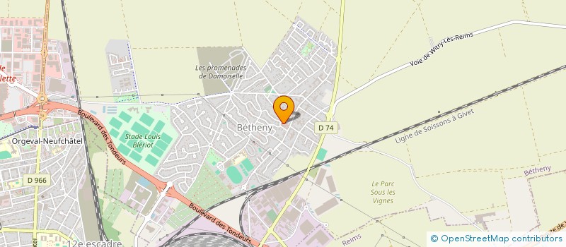 localisation de l'entreprise ACTE à BETHENY
