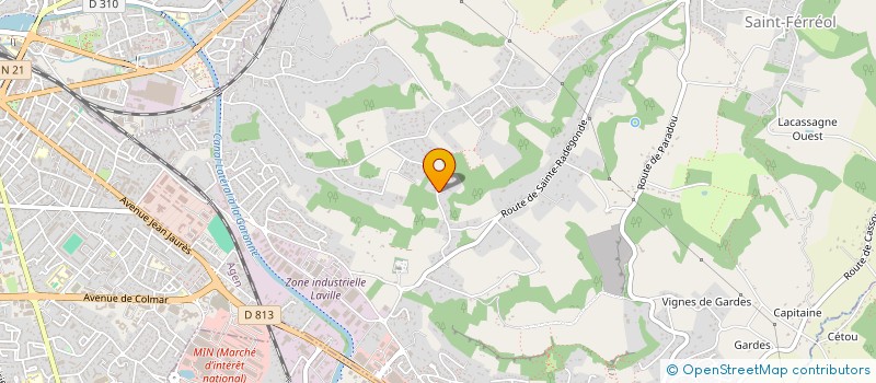 localisation de l'entreprise ACTE à BON-ENCONTRE