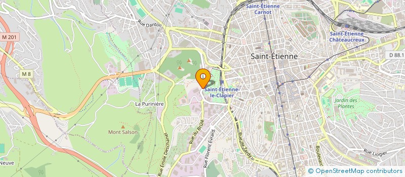 localisation de l'entreprise ACTE AUTOMATION à SAINT-ETIENNE