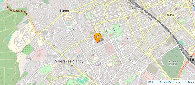 localisation de l'entreprise ACTE CINEMA à NANCY