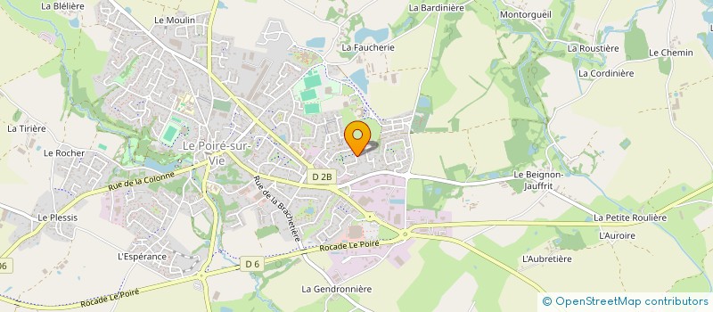 localisation de l'entreprise ACTE-DECO à LE POIRE-SUR-VIE