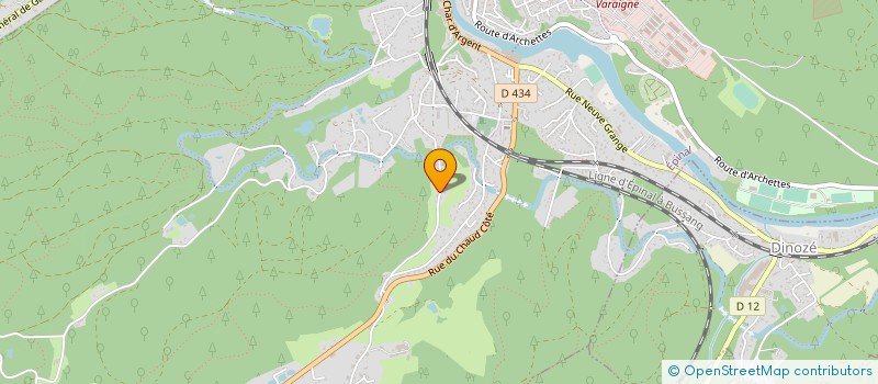 localisation de l'entreprise ACTE DEUX à EPINAL
