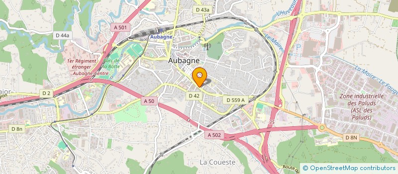 localisation de l'entreprise ACTE ET FUTUR à AUBAGNE