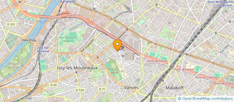 localisation de l'entreprise ACTE FIELD WORK à ISSY-LES-MOULINEAUX
