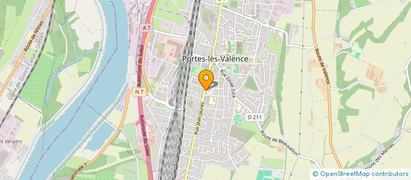 localisation de l'entreprise ACTE I SCENE XII  PORTES-LES-VALENCE