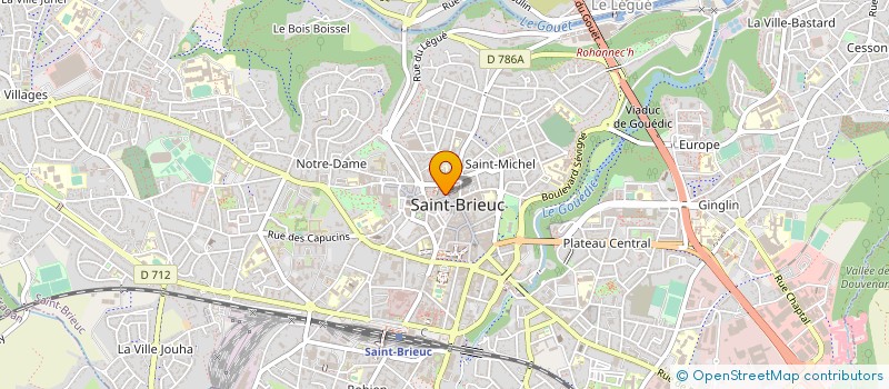 localisation de l'entreprise ACTE II à SAINT-BRIEUC