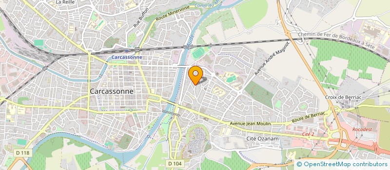 localisation de l'entreprise ACTE II à CARCASSONNE