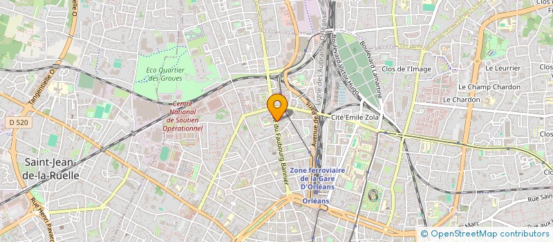 localisation de l'entreprise ACTE IMMO à ORLEANS