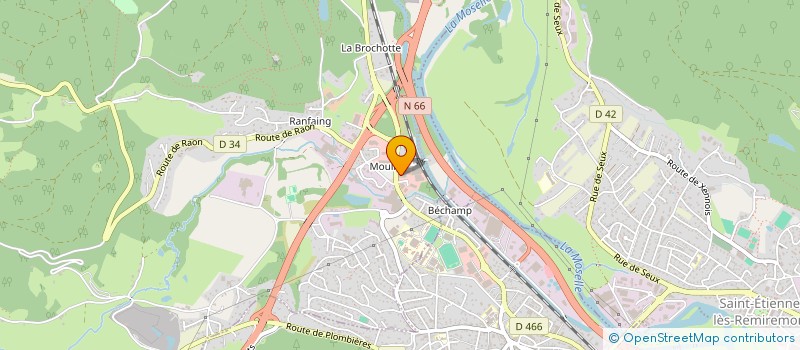 localisation de l'entreprise ACTE IMMOBILIER  SAINT-NABORD