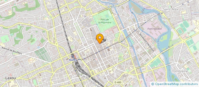 localisation de l'entreprise ACTE IMMOBILIER D'ENTREPRISE à NANCY