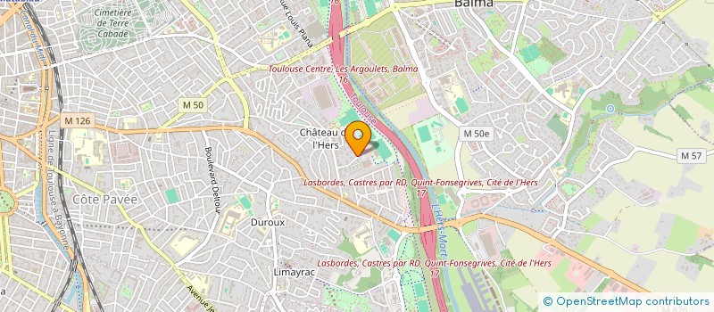 localisation de l'entreprise ACTE INFORMATIQUE à TOULOUSE