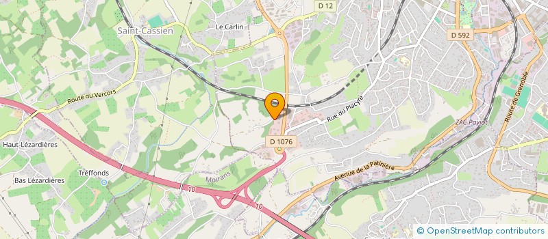 localisation de l'entreprise ACTE INTERNATIONAL à VOIRON