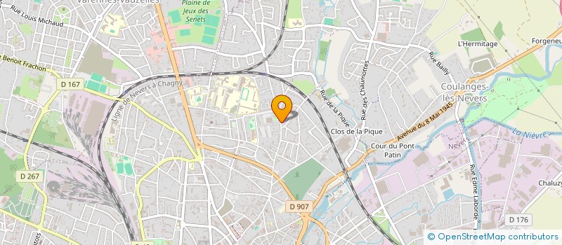 localisation de l'entreprise ACTE PLUS à NEVERS