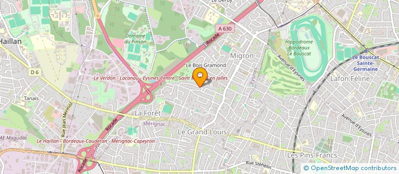 localisation de l'entreprise ACTE S REMARKETING à EYSINES
