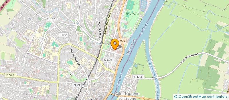 localisation de l'entreprise ACTE6 à MACON