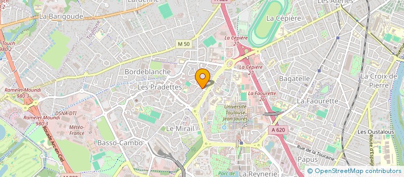 localisation de l'entreprise ACTEA à TOULOUSE