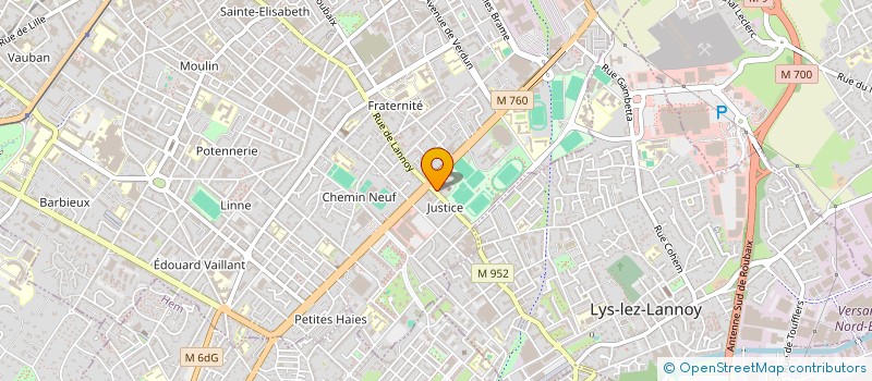 localisation de l'entreprise ACTEA  ROUBAIX