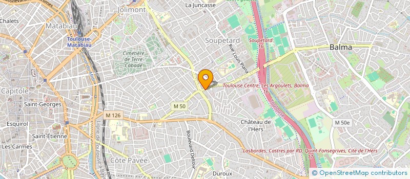 localisation de l'entreprise ACTEA IMMOBILIER à TOULOUSE