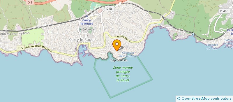 localisation de l'entreprise ACTEAMO à CARRY-LE-ROUET