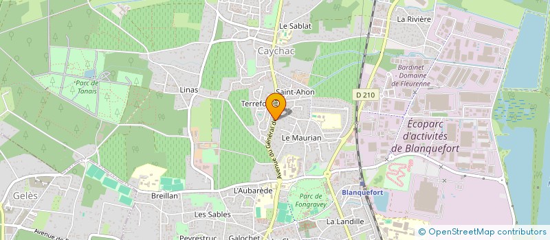 localisation de l'entreprise ACTECH INFORMATIQUE à BLANQUEFORT