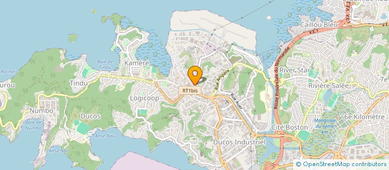 localisation de l'entreprise ACTECIL NOUVELLE CALEDONIE à NOUMEA