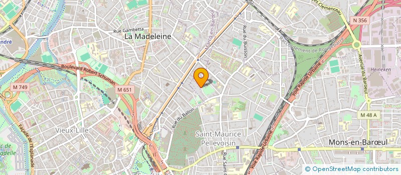 localisation de l'entreprise ACTEGO SA à LILLE