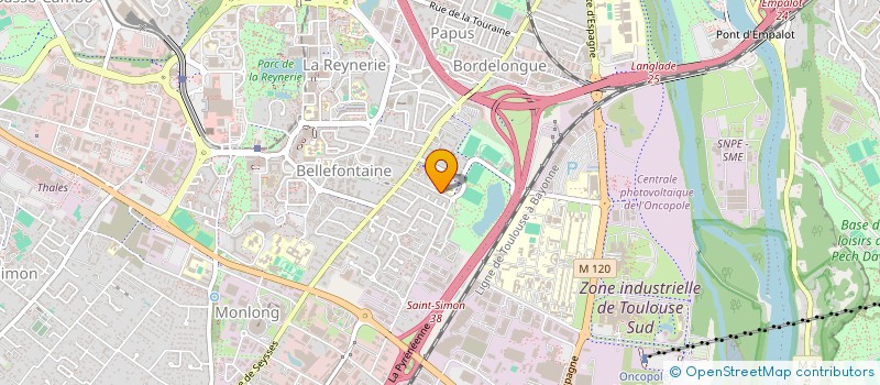 localisation de l'entreprise ACTEIM DIFFUSION à TOULOUSE