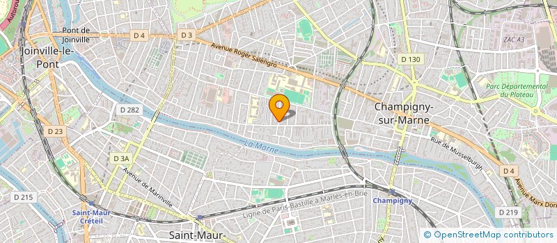 localisation de l'entreprise ACTEIS CONSULTING  CHAMPIGNY-SUR-MARNE