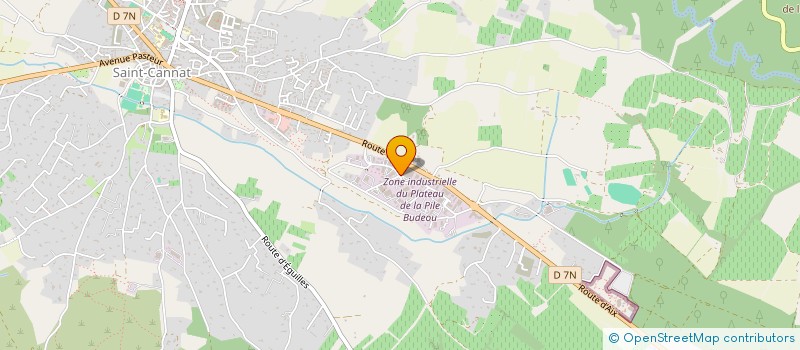 localisation de l'entreprise ACTEK PROVENCE à SAINT-CANNAT