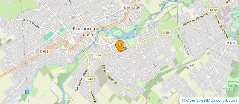 localisation de l'entreprise ACTEL AUDIO VIDEO  PLAISANCE-DU-TOUCH