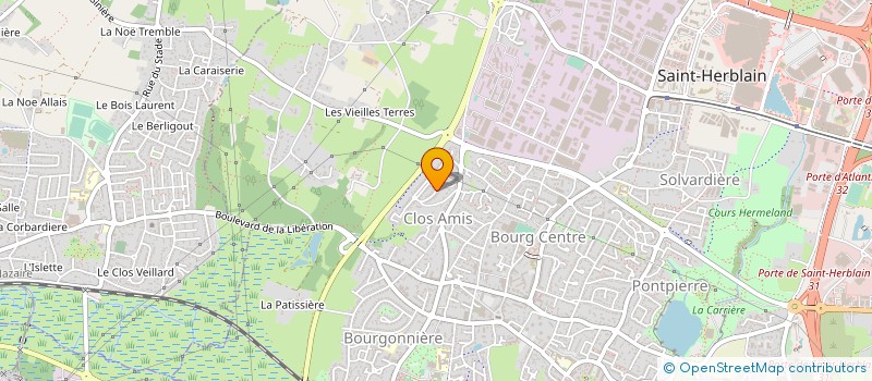 localisation de l'entreprise ACTELEC 44  SAINT-HERBLAIN